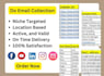 provide data entry, lead gen, data collection, and email validation services