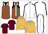 create activewear fitness design and tech pack