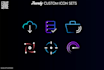 design trendy, game, custom app and web icons