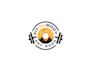 create physical fitness, bodybuilding, gym, yoga logo
