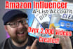 create an amazon video and post it to my influencer account