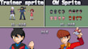 make custom pokemon trainer sprite