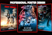 do image manipulation and professional movie poster  design