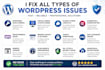 fix wordpress issues, elementor pro bugs and woocommerce errors fast