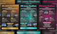 design birthday, event, party, club flyers
