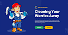 build cleaning service website or appointment cleaning booking website