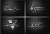 stylish autograph, script, handwritten signature logo