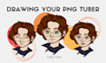 design a cute pngtuber model for videos or streaming for you