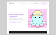 create an nft landing website in react