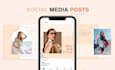 create professional and aesthetic posts