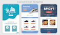 do custom and responsive html email template design ,psd to email template