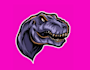 design creative dinosaur logo with satisfaction guaranteed