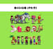 pixel art creations, animations and character design
