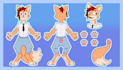 make a cute furry reference sheet for you