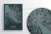 create premium quality city map posters