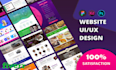 design modern UI UX design on adobe xd and figma