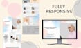 develop responsive front end website with html css js
