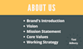 write a captivating about us, or about me page for your business