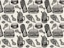 design handdrawn vintage retro seamless pattern
