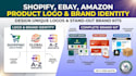 design luxury shopify, ebay, amazon product logo or brand identity