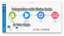 be doing the integration with zapier, make, n8n in two days