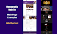 create a membership website for you with wild apricot