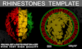 turn your art to a rhinestone template