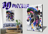 create custom canvas wall art design and 3d mockups