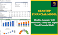 build a financial model with 5 years financial projections