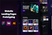 do ui ux nft minting website or nft landing page design