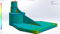 create mold design with plastic injection simulation