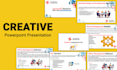 create a creative, professional, and modern portfolio PPT presentation