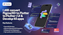 do figma to flutter to conversion, and mobile app development
