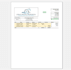 provide a rental property statement and invoice template