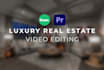 edit a luxurious real estate video to promote your property