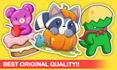 draw cute stickers illustration design and kawaii doodles