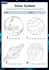 design worksheets for math, science, and english