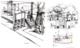 do architectural hand drawn rendering sketches