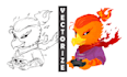 vectorize your sketch or logo