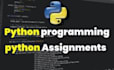 do your python tasks and projects