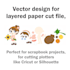 custom cut file cut paper
