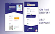 design responsive html landing page