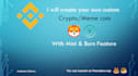 create crypto coin or token with mint and burn feature