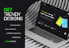 design high converting website or landing page in figma