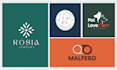 do 3 modern minimalist logo trend company design