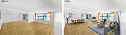 do virtual staging, virtual furniture, and virtual renovation