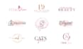 design luxury feminine logo