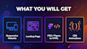 be your front end web developer, HTML CSS bootstrap js