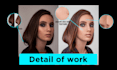 professional beauty retouching, skin retouching, and headshot editing
