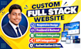 build a modern custom full stack website